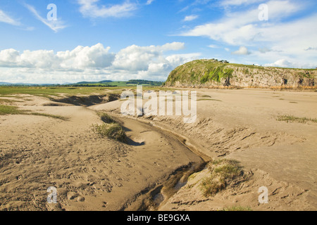 Morecambe Bay in Humphrey Head in der Nähe von Flookburgh. Stockfoto