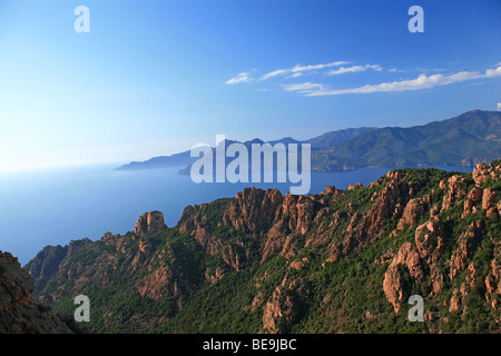 Korsika: Calanques de Piana Stockfoto