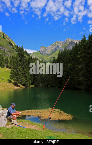 Vacheresse (74): 'Lac de Fontaine' See Stockfoto