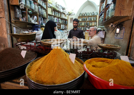 Iran, Isfahan (Ispahan oder Hispahan): der Basar. (2009/06/15) Stockfoto