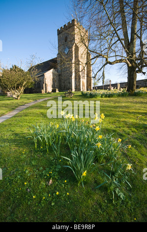 Die Pfarrkirche der Hl. Maria der Jungfrau, Schlacht, Ostsussex Stockfoto