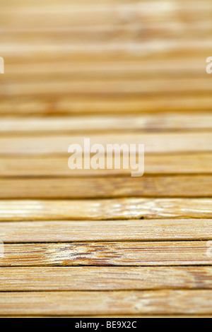 natrlichem Bambus Lattenrost Matten Hintergrund Stockfotografie - Alamy