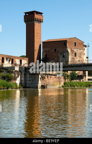 Die Foretress oder die alte Zitadelle, Pisa Stockfoto