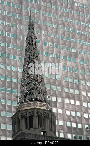 Pittsburgh, Pennsylvania - der Turm der Smithfield United Church of Christ. Stockfoto