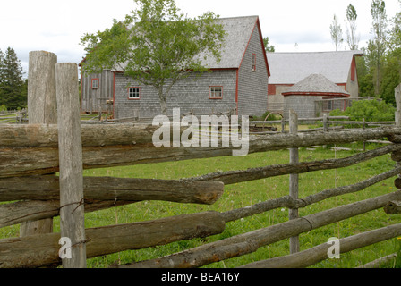 Wirtschaftsgebäude bei Orwell Historic Village, Prinz Eduard Insel Stockfoto