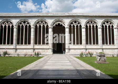 Campo Santo Monumentale ("monumentale Friedhof"), Pisa Stockfoto