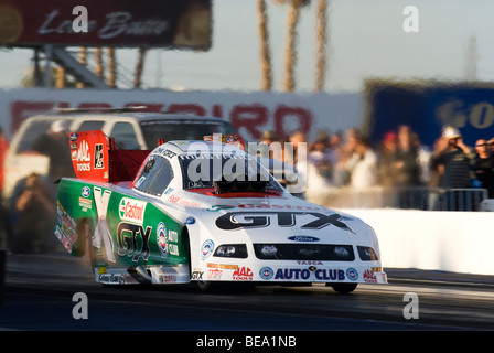 John Force 2008 NHRA Zeitfahren-Aktion auf dem Firebird International Raceway, Chandler, Arizona, USA Stockfoto