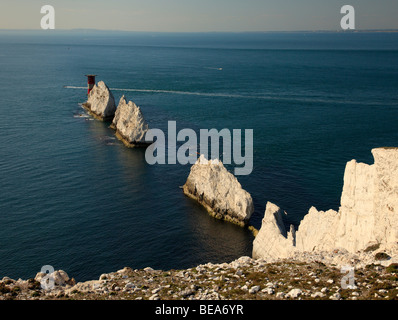 Die Nadeln. Isle Of Wight, England, Vereinigtes Königreich. Stockfoto