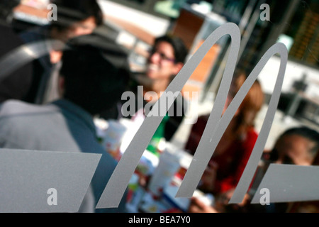 Neues Konzept der "Mc Donalds" restaurant Stockfoto