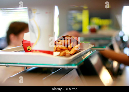 Neues Konzept der "Mc Donalds" restaurant Stockfoto