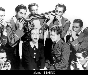 VERRÜCKT nach Musik - 1938 Universal Film mit Deanna Durbin Stockfoto