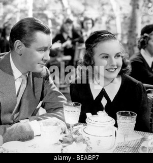 VERRÜCKT nach Musik - 1938 Universal Film mit Deanna Durbin und Herbert Marshall Stockfoto