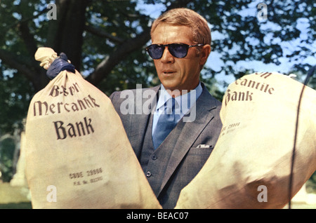 THOMAS CROWN AFFAIR - 1968 UA Film mit Steve McQueen Stockfoto