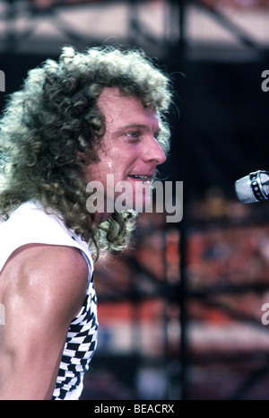 Ausländer - SAngl0-US-Rock-Gruppe über 1980 mit Lou Gramm am Gesang Stockfoto