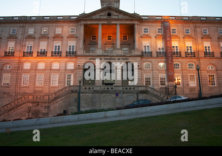 Palacio da Bolsa Praca Infante Dom Henrique Porto Portugal Stockfoto