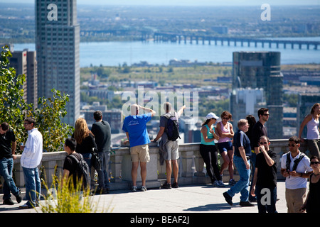 Blick vom Mont Royal Montreal Kanada Stockfoto