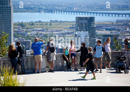 Blick vom Mont Royal Montreal Kanada Stockfoto