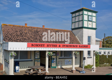 Romney Hythe & Dymchurch Railway Station in New Romney Stockfoto