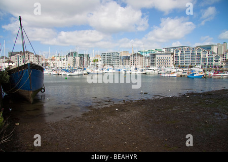 Sutton Harbour Marina, Plymouth, England, UK Stockfoto