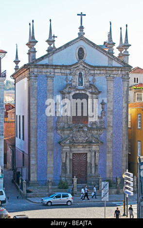 Sao Nicolau Kirche Praca Infante Dom Henrique Porto Portugal Stockfoto