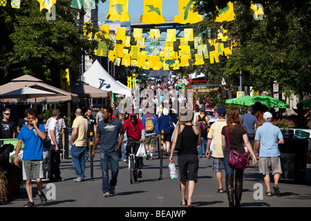 Le Village Gai oder gay Village im Montreal Kanada Stockfoto