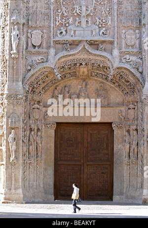 Iglesia de San Pablo Kirche Seiteneingang Valladolid Spanien Kastilien und leon Stockfoto