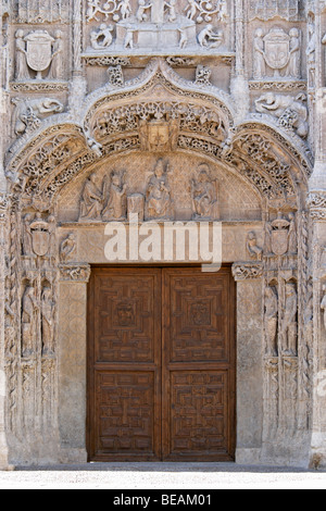 Iglesia de San Pablo Kirche Seiteneingang Valladolid Spanien Kastilien und leon Stockfoto