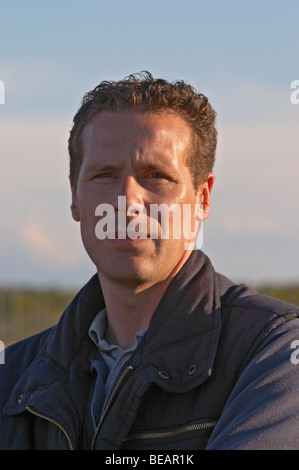 Olivier Vortrag Weinberg Manager Chateau Belgrave Haut Medoc Bordeaux Frankreich Stockfoto