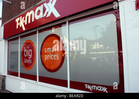 TK Maxx Stockfoto