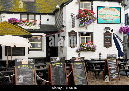 Sloop Inn, Gasthaus und Pub-Restaurant in St Ives Cornwall UK Stockfoto