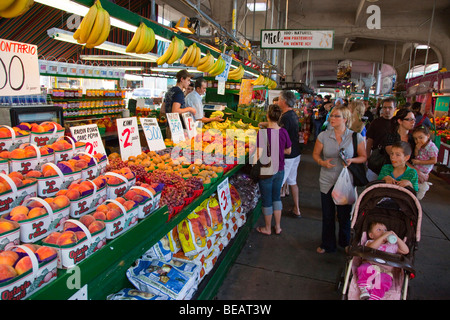 Jean Talon Market (März Jean-Talon) in Montreal Kanada Stockfoto