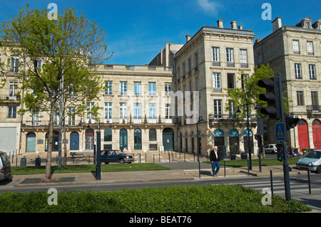 Quai des Chartrons Bordeaux Frankreich Stockfoto