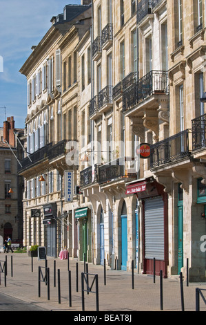 Quai des Chartrons Bordeaux Frankreich Stockfoto