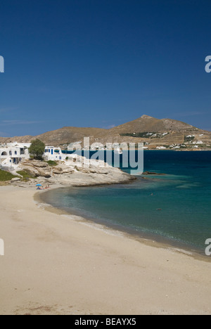 Piperi Beach in der Nähe von Naoussa, Insel Paros, Griechenland Stockfoto