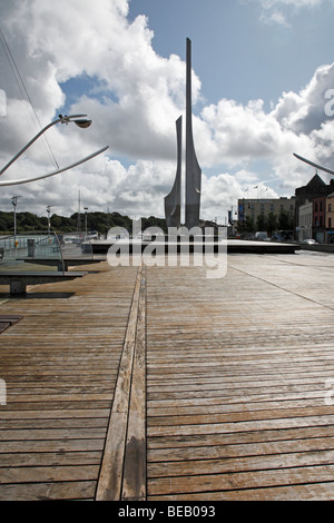 Promenadendeck, Waterford, Irland Stockfoto