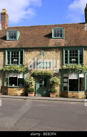 Old fashioned English Restaurant namens "The Green" Stockfoto