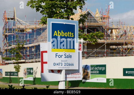 Ravenswood Wohnsiedlung Ipswich Suffolk UK Stockfoto