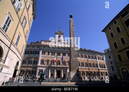 Italien, Rom, Piazza di Montecitorio, italienisches parlament Stockfoto