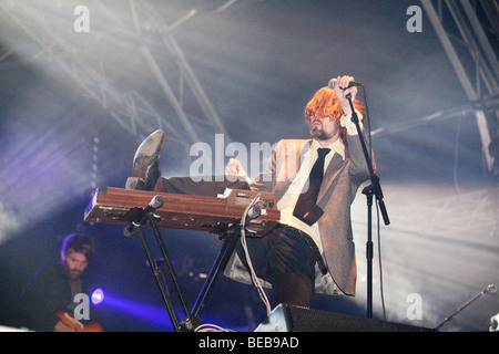 Jarvis beim Greenman Festival 2009, Glanusk Park in der Nähe von Crickhowell Wales Stockfoto