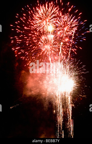 Feuerwerk in der Nacht Stockfoto