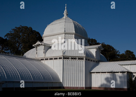 Gewächshaus in einem Park Conservatory Of Flowers, Golden Gate Park, San Francisco, Kalifornien, USA Stockfoto