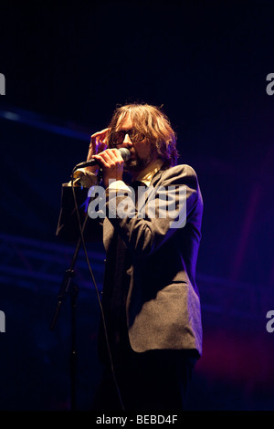 Jarvis beim Greenman Festival 2009, Glanusk Park in der Nähe von Crickhowell Wales Stockfoto