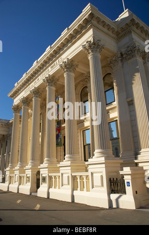 Spalten, historische Forrester Galerie, Oamaru, North Otago, Südinsel, Neuseeland Stockfoto