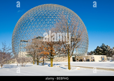 Biosphäre Ile Sainte Helene Montreal Kanada Stockfoto