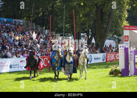 Ritterturnier in Strzegom bei HSBC FEI World Cup 2009 Stockfoto