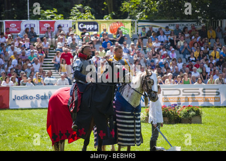 Ritterturnier in Strzegom bei HSBC FEI World Cup 2009 Stockfoto