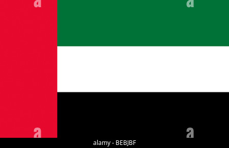 Vereinigte Arabische Emirate Flagge Abbildung Stockfoto