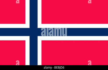 Flagge Norwegen Illustration Stockfoto