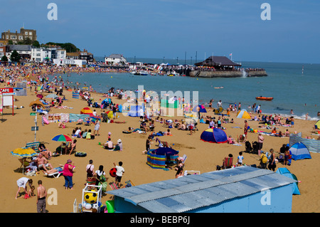 Europa, Großbritannien, England, Kent, Broadstairs 2009 Strand Viking bay Stockfoto