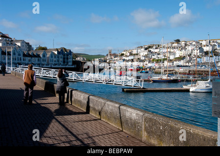 Europa, Großbritannien, England, Devon, Brixham Hafen Stockfoto